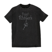 Heavy Oversized Tee Project Pitchfork "K.N.K.A. “Black Acid Washed” Premium Collection"