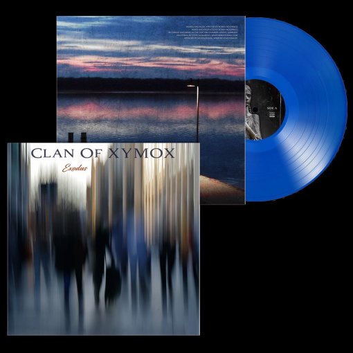 B-stock (kink in cover) ltd. Blau Transparent 12" Vinyl CLAN OF XYMOX "Exodus (Second Edition)"