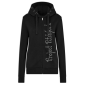 Women Zip Hoodie Project Pitchfork ""Black Is...