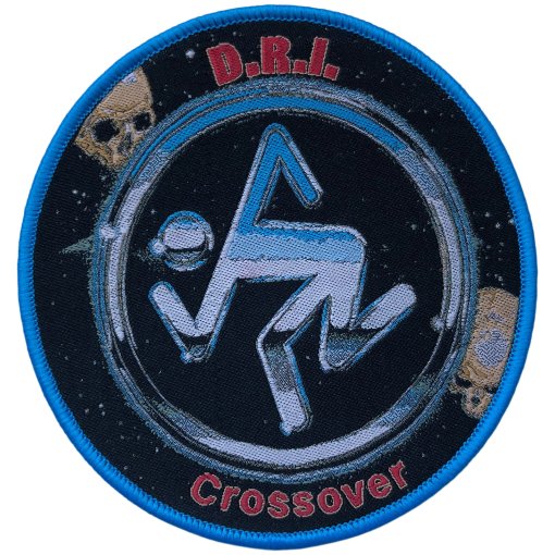 Patch D.R.I. "Crossover Blue Border"