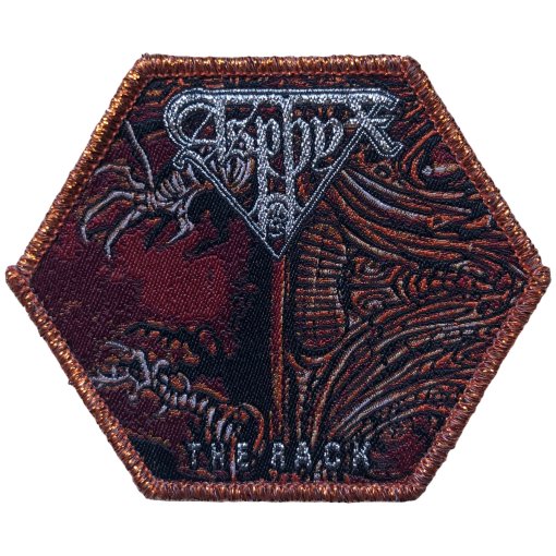 Aufnäher Asphyx "The Rack Glitter Brown Border"