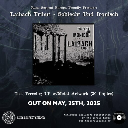 ltd. Testpressing 12" Vinyl Laibach tribut “Schlecht Und Ironisch"