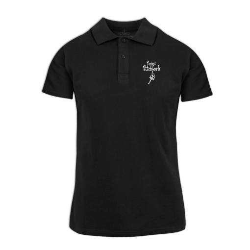 Women Polo-Shirt Project Pitchfork "Essential Logo"