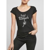 Ladies Back Cut Tee Project Pitchfork "Essential Logo Premium Kollektion"