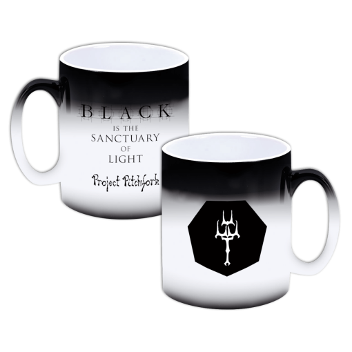 Mug Project Pitchfork "Black Is The Sanctuary Of Light (Thermo Effekt) Premium Collection"