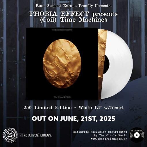 ltd. colored 12" Vinyl Phobia Effect “Presents: (Coil) Time Machines"