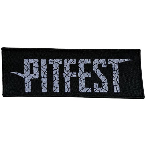 Aufnäher Pitfest "White-Logo"