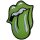 Patch The Rolling Stones "Classic Tongue Green"