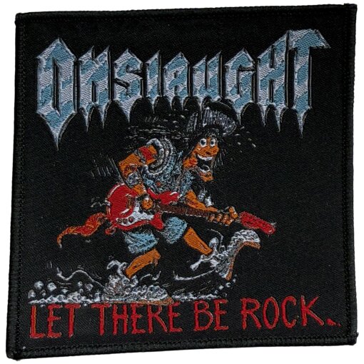Aufnäher Onslaught "Let There Be Rock"