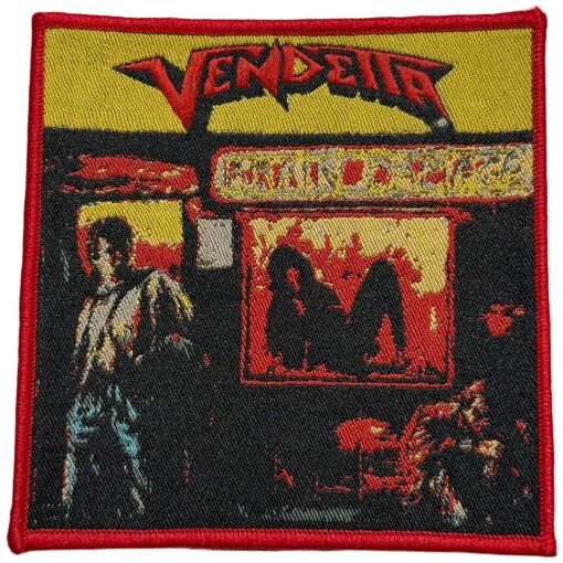 Aufnäher Vendetta "Brain Damage Red Border"