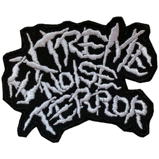 Patch Extreme Noise Terror "White Cut Out Logo"