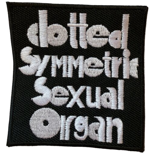 Patch C.S.S.O. ( Clotted Symmetric Sexual Organ ) "White Logo"