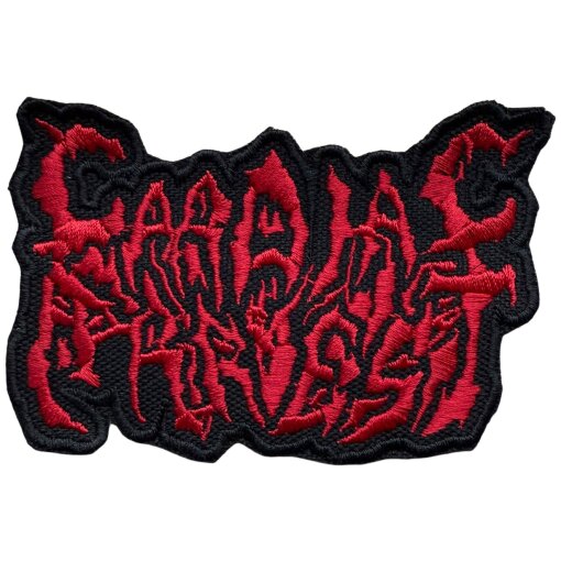 Aufnäher Cardiac Arrest "Cut Out Red Logo"