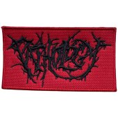 Aufnäher Pathology "Logo ( Black On Red )"