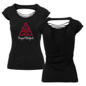 Ladies Back Cut Tee Project Pitchfork "Heptagram...