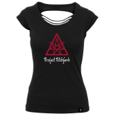 Ladies Back Cut Tee Project Pitchfork "Heptagram...