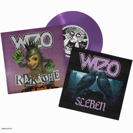 ltd. purple 7" Vinyl WIZO "Rakäthe Bringt Das Licht - Sleben"