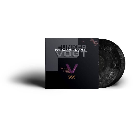 ltd. schwarzgrau marmorierte 2x12" Vinyl Funker Vogt "We came to kill"