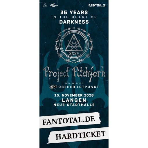Ticket Project Pitchfork "13.11.26 Langen / Neue Stadthalle"