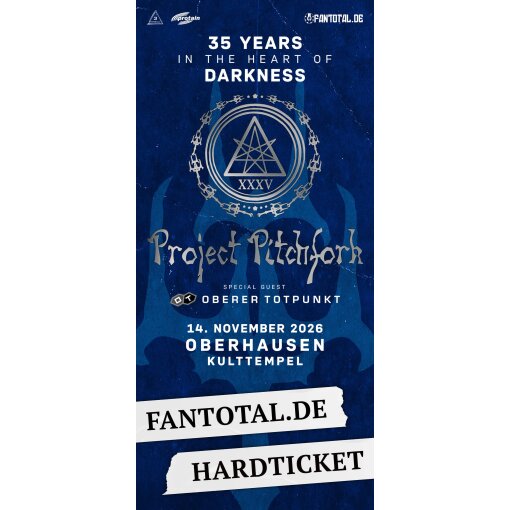 Ticket Project Pitchfork "14.11.26 Oberhausen / Kulttempel"