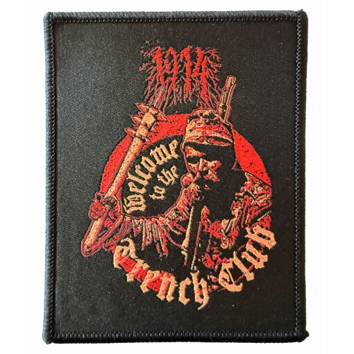 Aufnäher 1914 "Welcome To The Trenchclub Red"