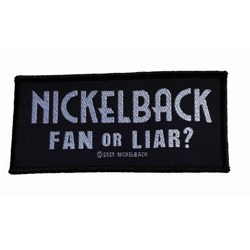 Patch Nickelback "Fan Or Liar"