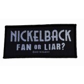 Aufnäher Nickelback "Fan Or Liar"