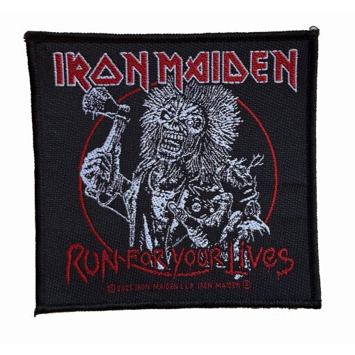 Aufnäher Iron Maiden "Run For Your Lives"