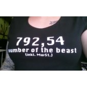 T-Shirt "792,54 number of the beast (inkl. MwSt.)"