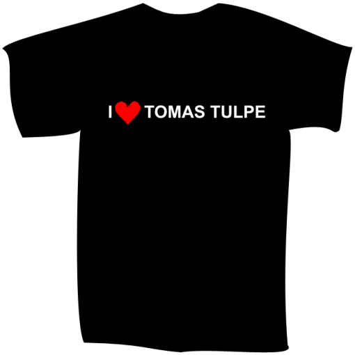 T-Shirt Tomas Tulpe "Ich Liebe Tomas Tulpe" S
